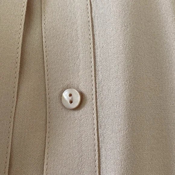 Gorgeous Eileen Fisher Silk Tank Tunic Peach Cream size Medium - Picture 3 of 5